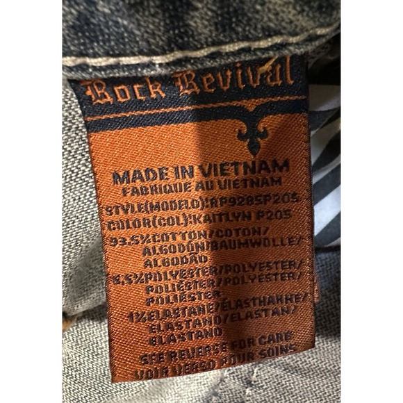 Rock Revival Women's Kaitlyn Low Rise Capri Jeans Size 29 - Picture 4 of 6